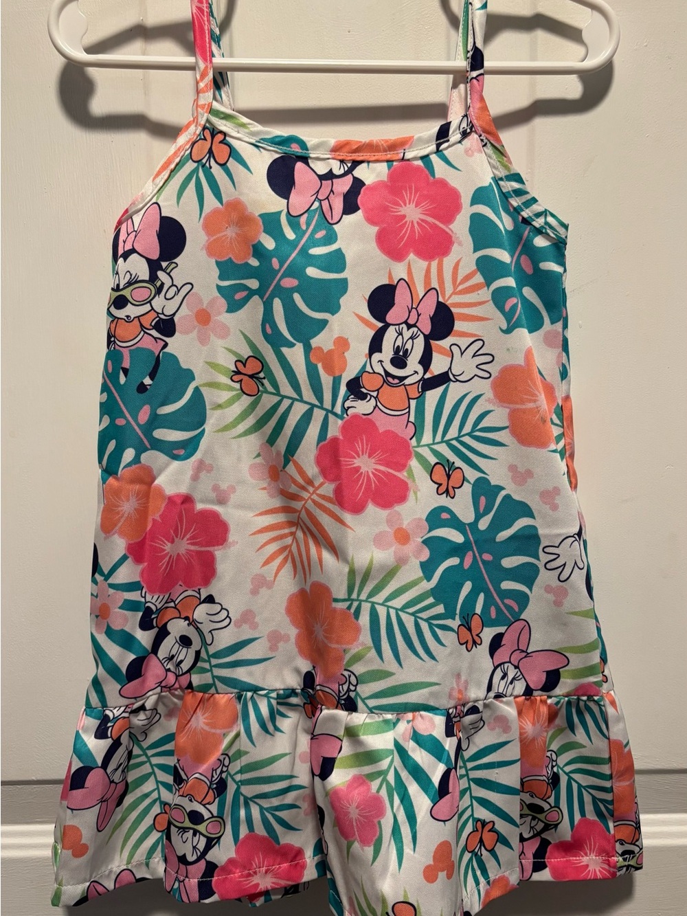 Disney tropical beach Minnie Mouse dress - Girls 2T